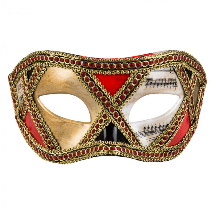 Venetian eye mask scacchi