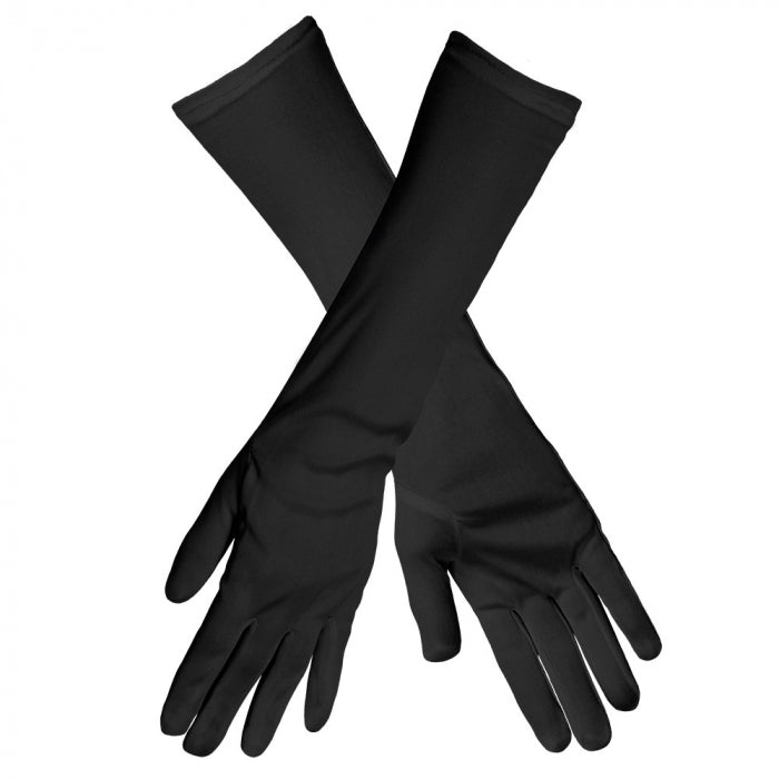 Nice long glove in black and white color