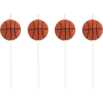 Candles with a basketball