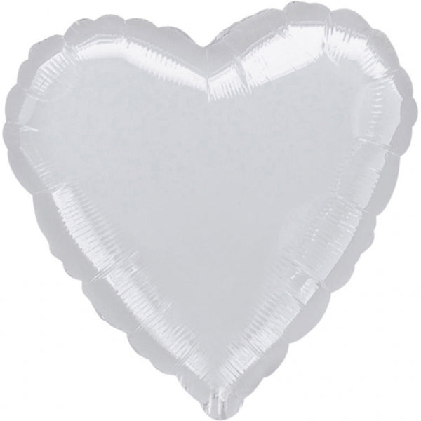 Foil heart balloon 45 cm
