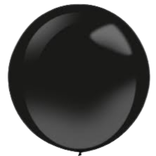 Black latex balloon 40 cm 1 pc