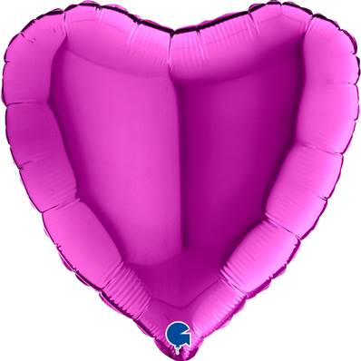 Foil heart balloon 43 cm different colors