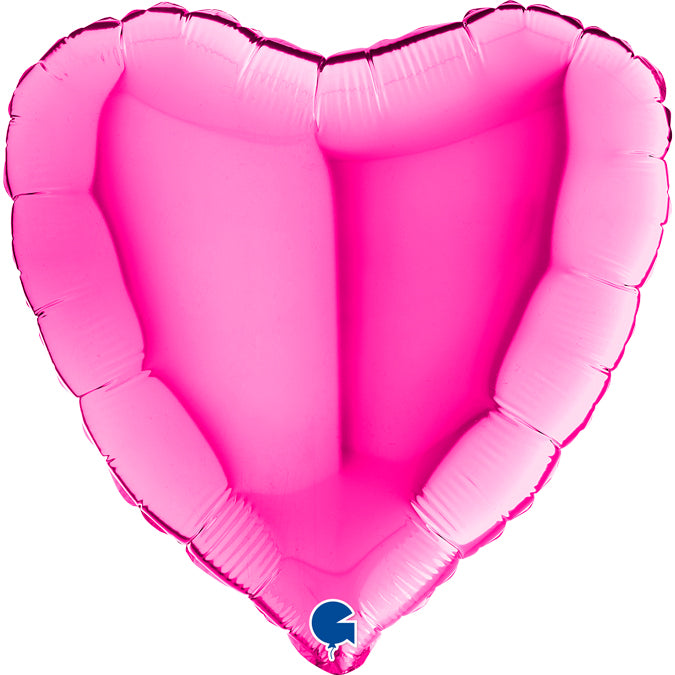 Foil heart balloon 43 cm different colors