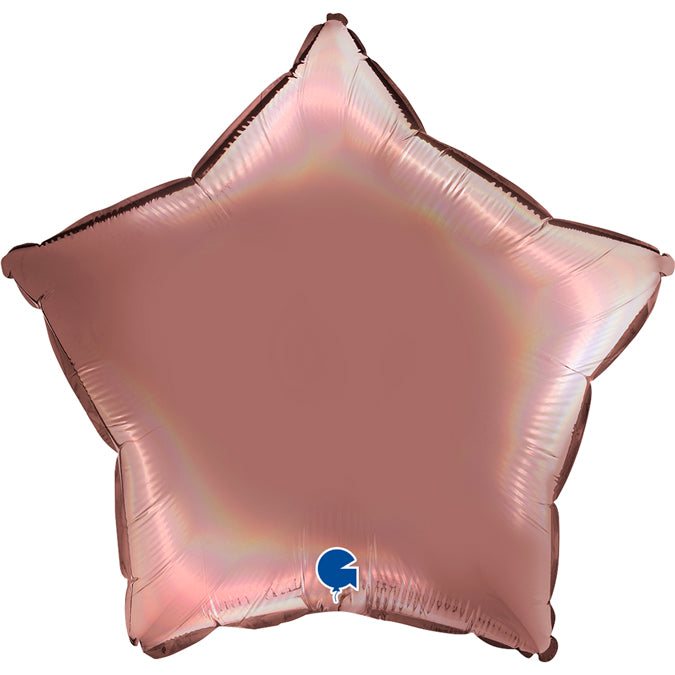 Foiled holographic balloon star 43 cm different colors