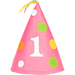 Hat pink and blue 1 year