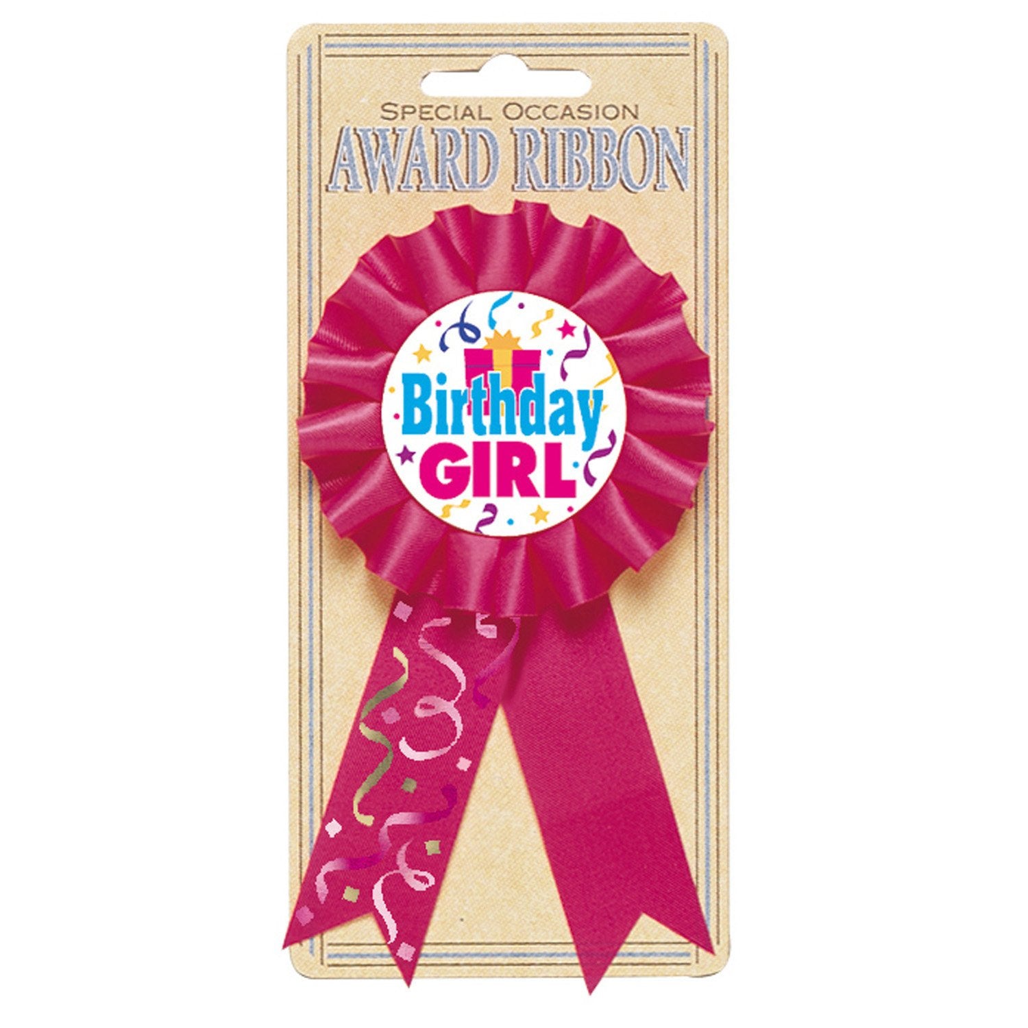Girl's birthday medal 15.2 cm
