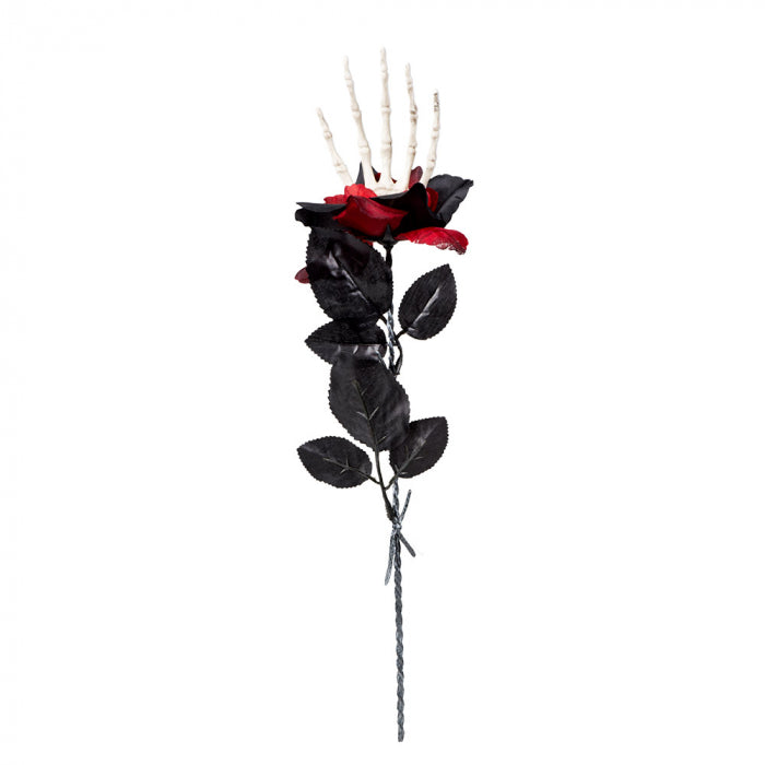 5 pieces of black and bloody flowers 45 cm