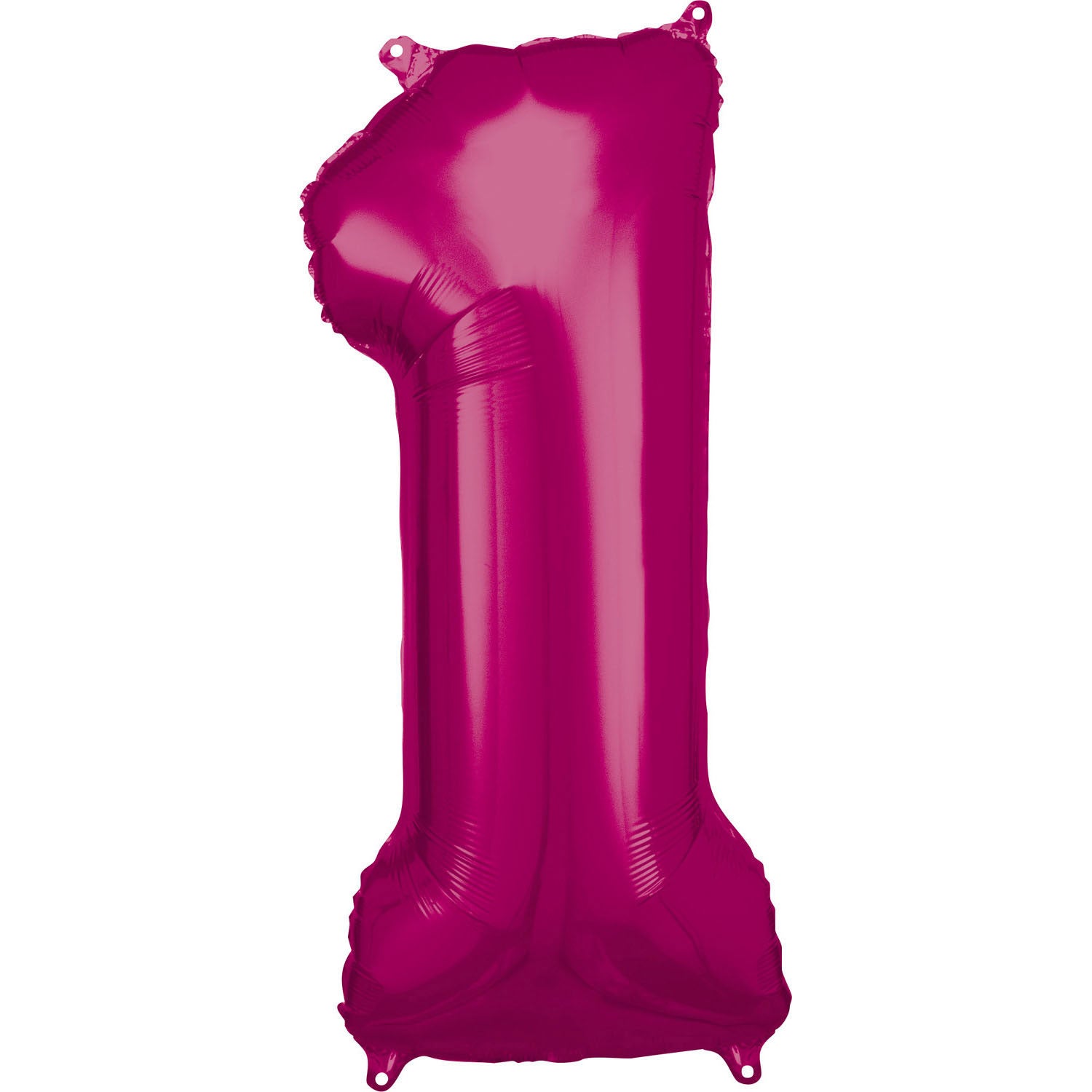 Pink foiled helium balloon figures 86 cm