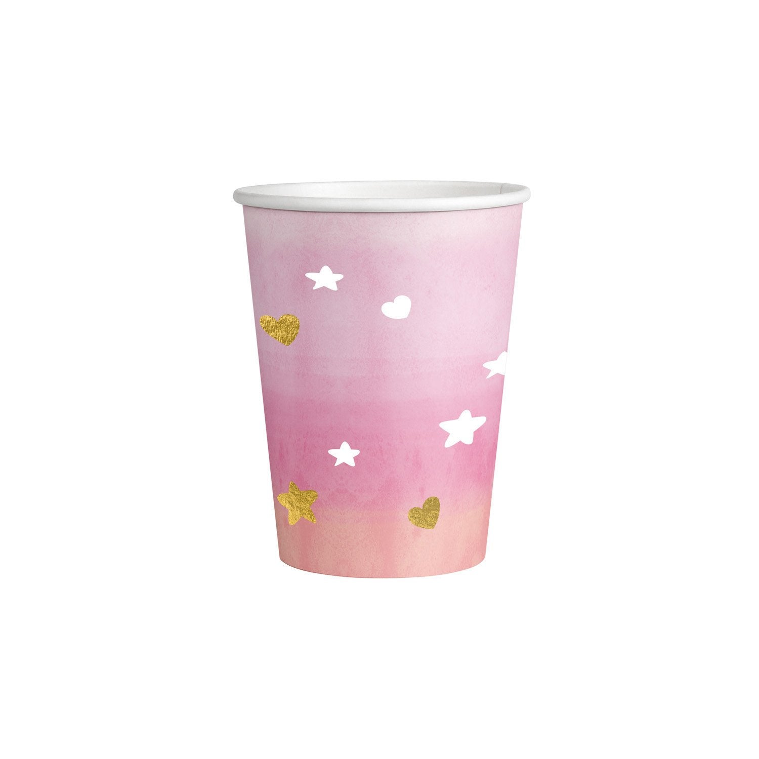 Oh Baby Girl paper cup 250 ml 8pcs/8 Cups Oh Baby Girl Hot Stamped 250 ml