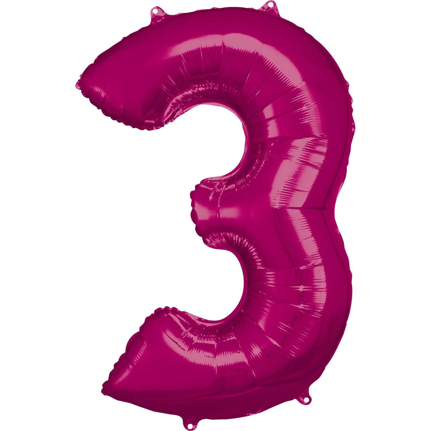 Pink foiled helium balloon figures 86 cm