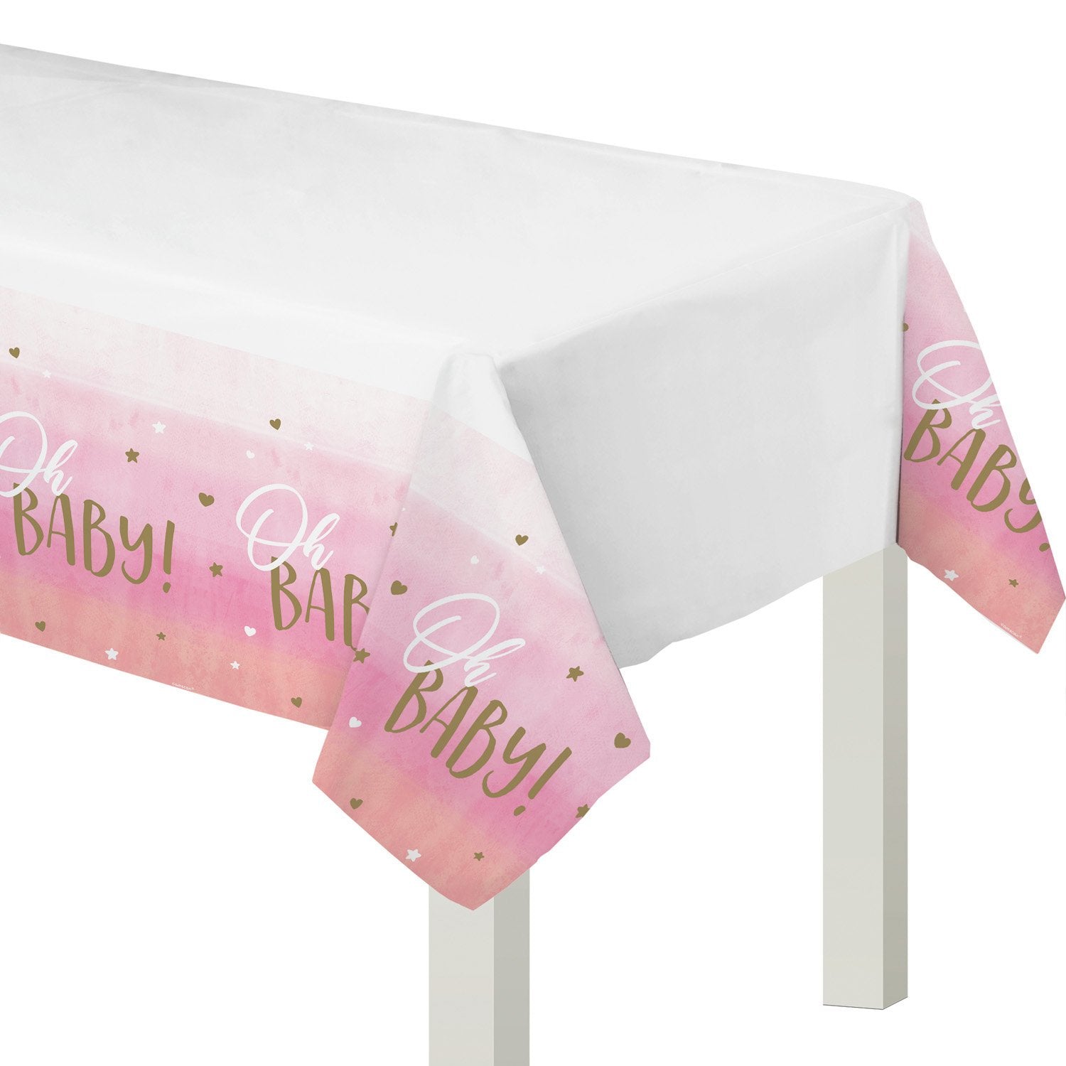Tablecover Oh Baby Girl Plastic 137 x 259 cm/Tablecover Oh Baby Girl Plastic 137 x 259 cm