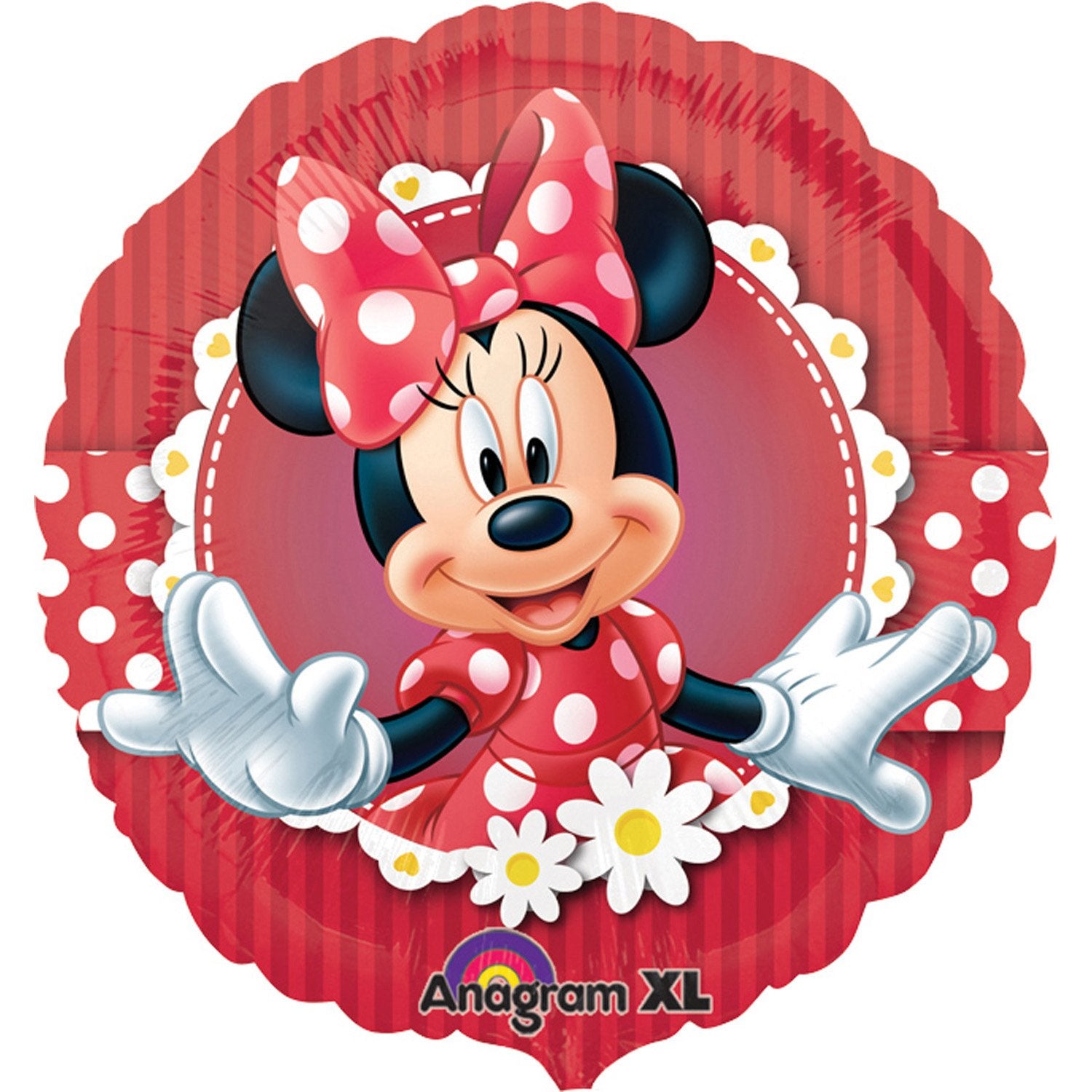 Foiled Standard Balloon Red Mini Mouse 43 cm