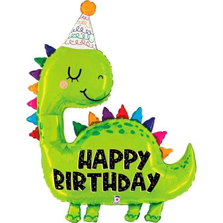 ფოლგირებული ბუშტი Dino Birthday
