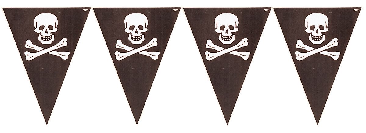 Triangular flag banner pirates 1pc