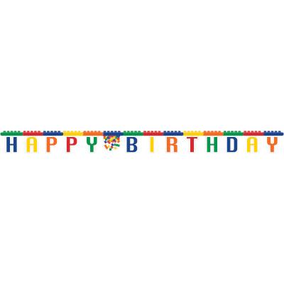 Birthday banner Lego