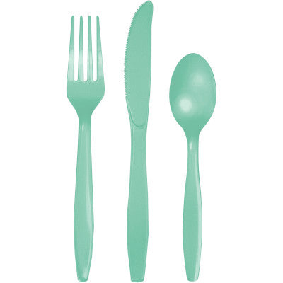 Colorful knife-fork-spoon 24 pcs