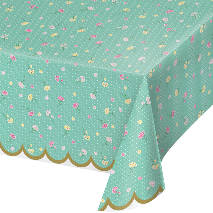 Table cover with flowers "Tea Party" 1pc