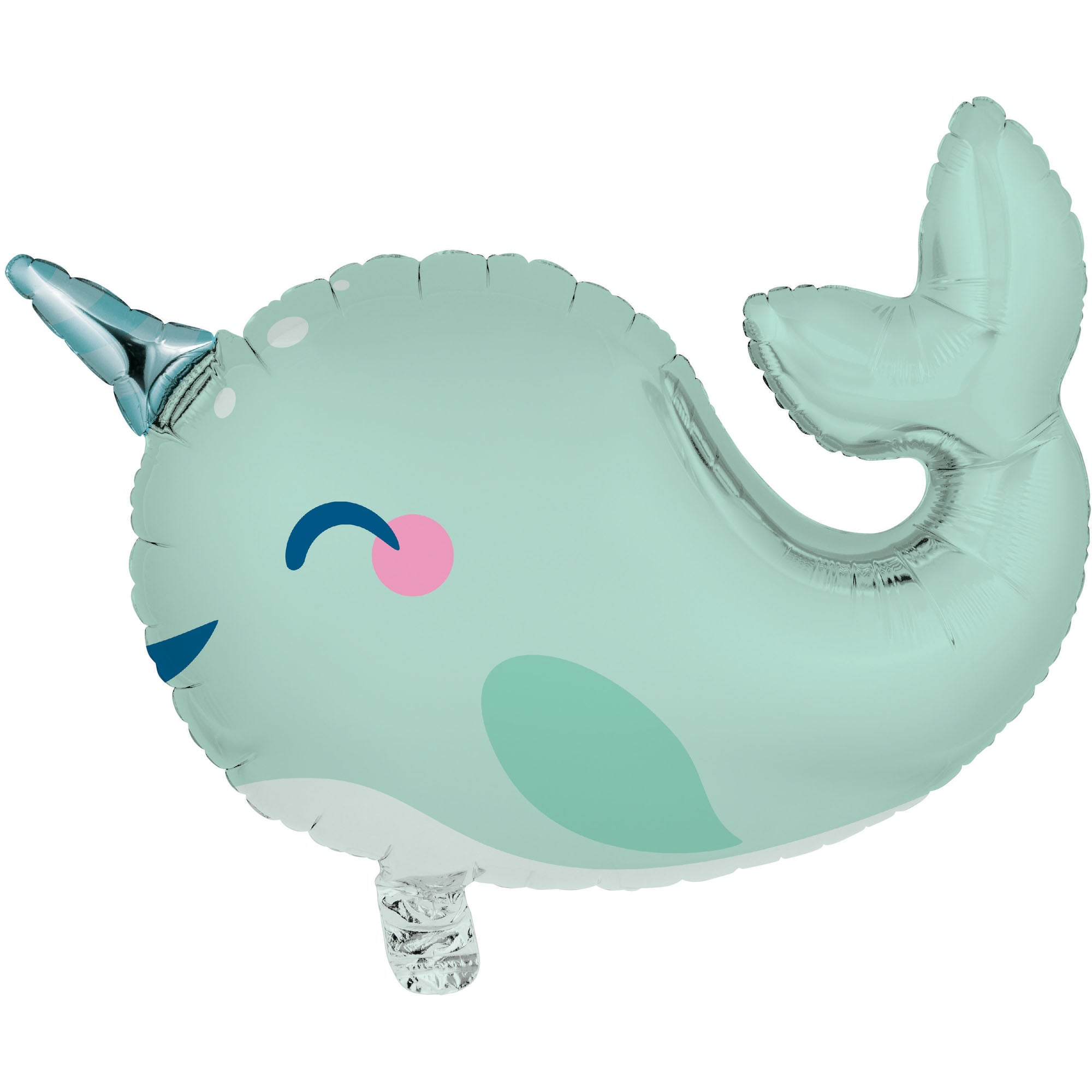 Foil balloon narwhal