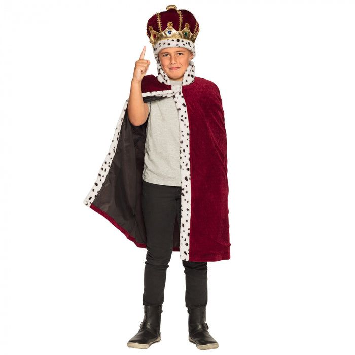 Children's royal set (hat and cloak 90 cm)