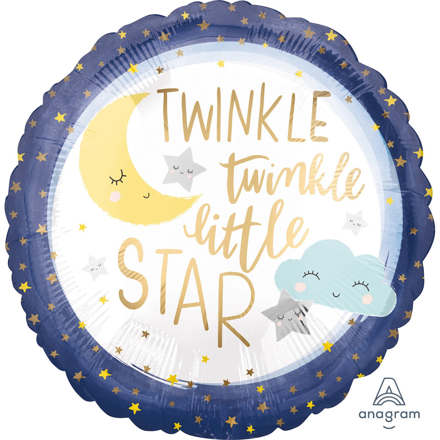 ფოლგირებული სტანდარტული ბუშტი Twinkle Little Star