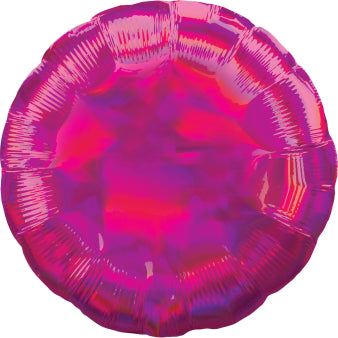 Standard holographic round balloons of various colors 43 cm