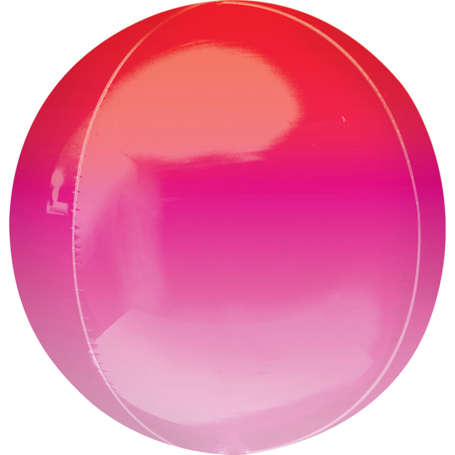 Spherical bubble pink transitional ombre