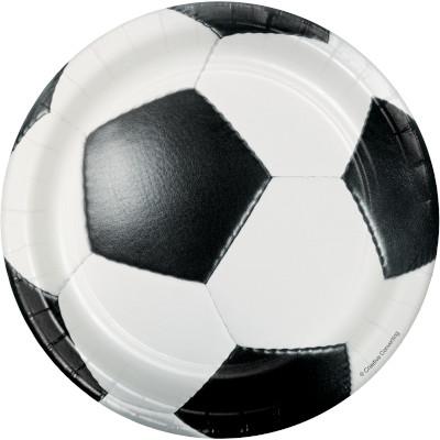 Plate soccer ball 8 pcs