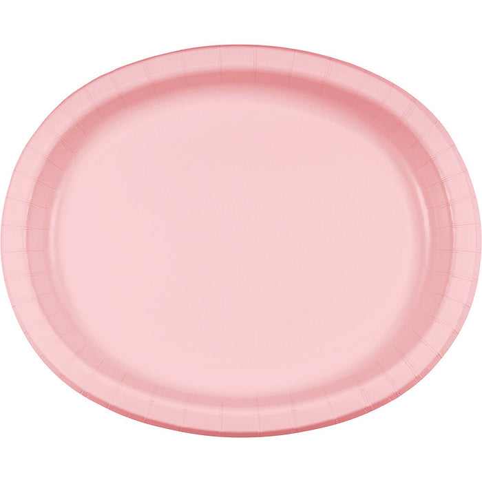 Oval plate of 8 different colors