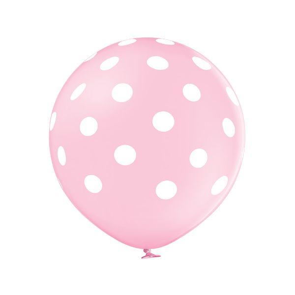 Pink bubble balloon 60 cm