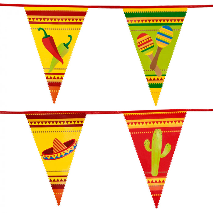 Triangular flag Banner Fiesta 6m