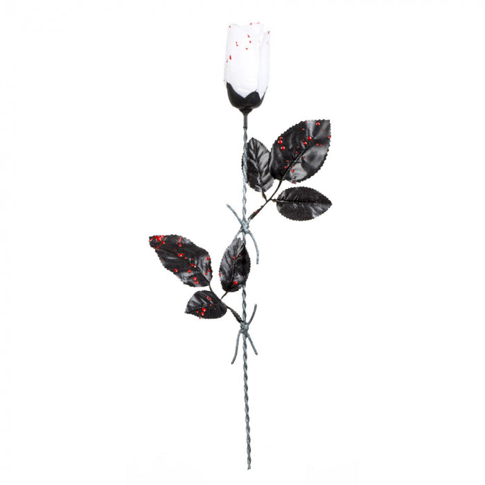 5 pieces of black and bloody flowers 45 cm