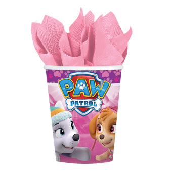 Paper cup Pink Paw Patrol 8pcs 250ml