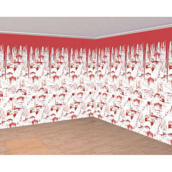 Wall decoration blood print 121 x 609 cm