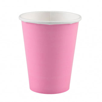 Paper cup pink 266 ml 20 pcs