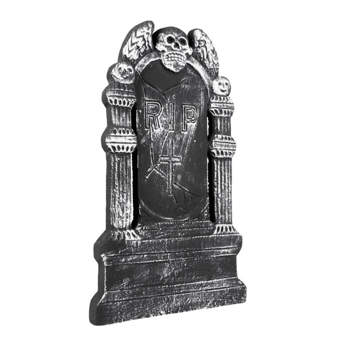 Tombstone Flying Skull RIP (50 x 30 cm)
