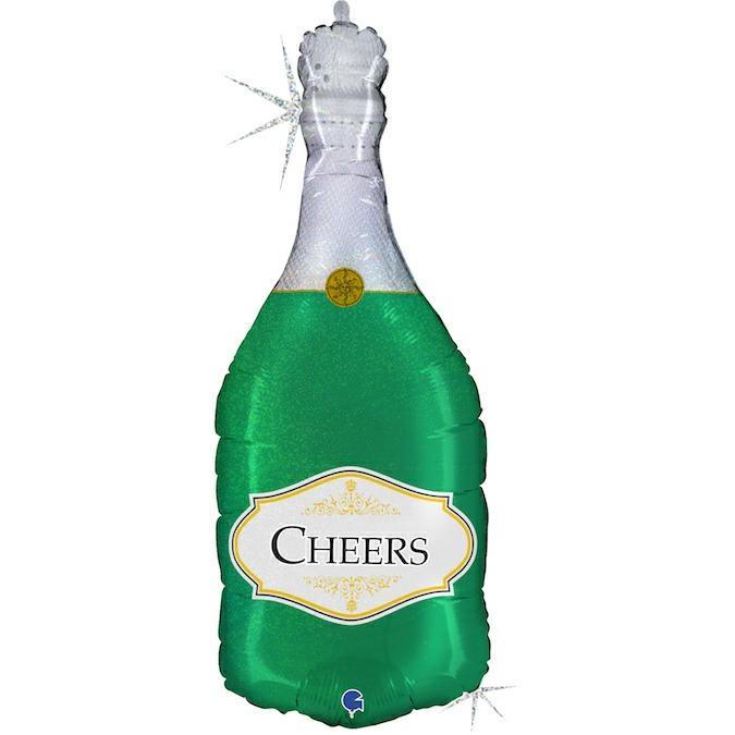 Champagne bottle Cheers 91 cm