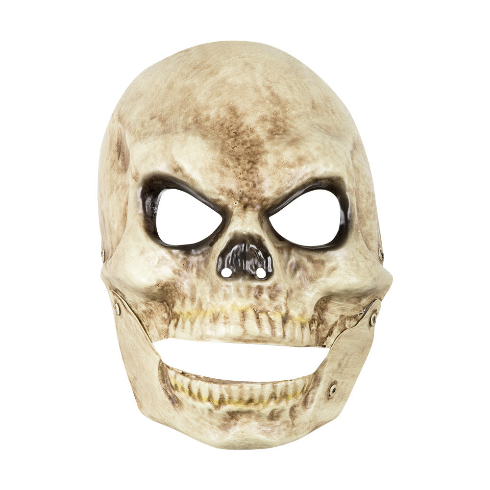 PVC face mask Skull with movable jaw