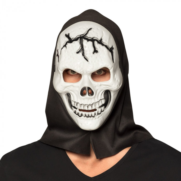 Face mask with skull cap