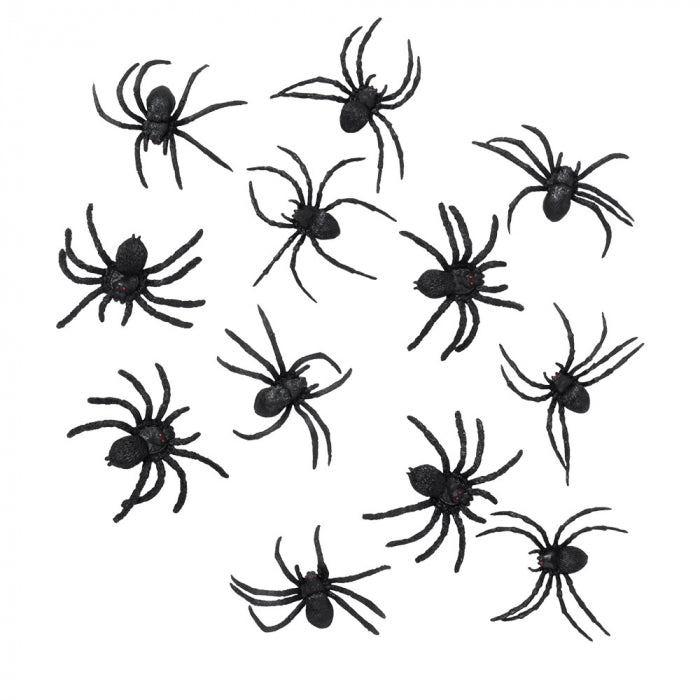 12 pieces of spider (5 x 6 cm)