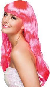 Long hair colored wigs