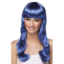 Long hair colored wigs