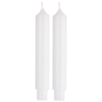 Candle white 3 pieces 10.5 cm