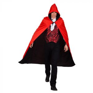 Cloak Twilight black/red 170 cm