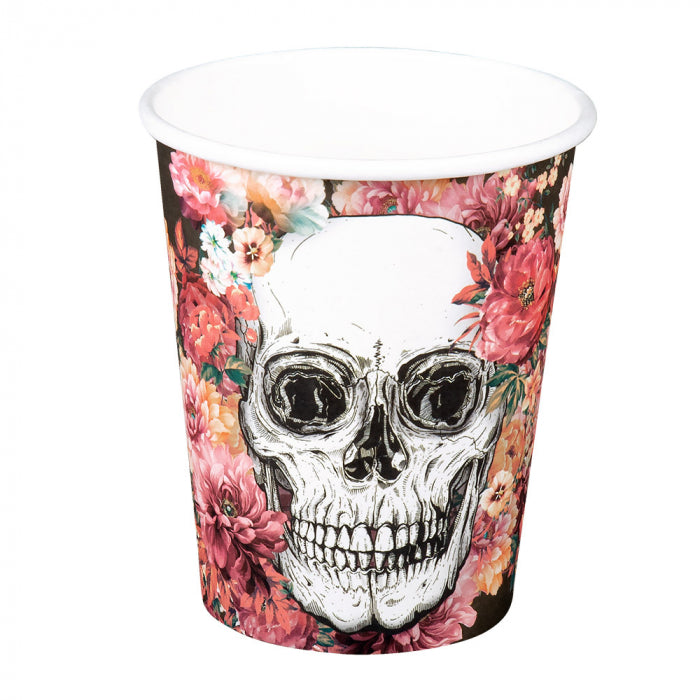 Day of the dead paper cup 10 pcs