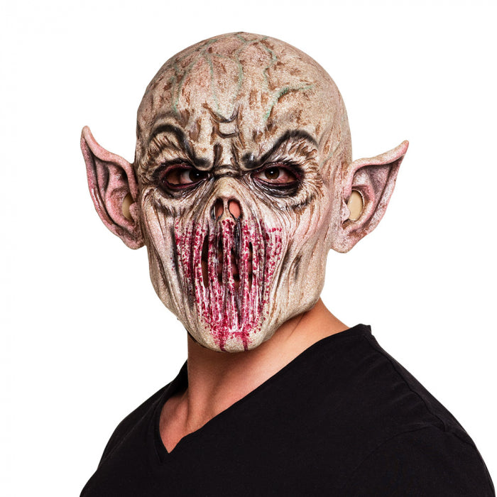 Latex face mask alien monster