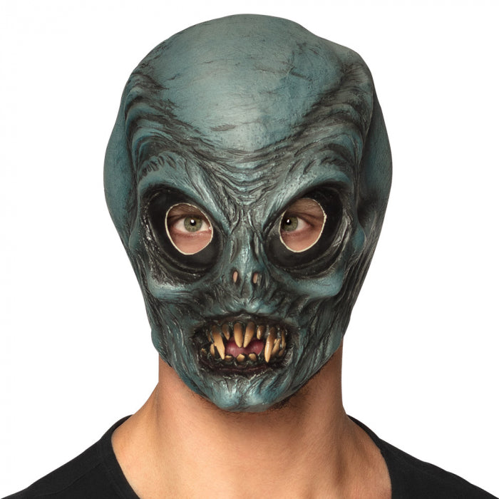 Latex face mask alien