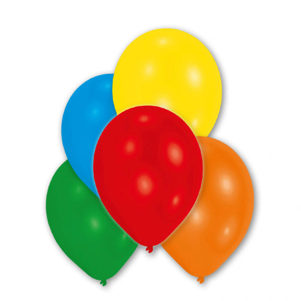 Latex balloon 10 pcs 27.5 cm colored