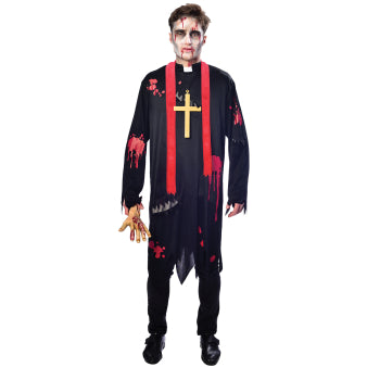 Adult costume zombie Vicar different sizes
