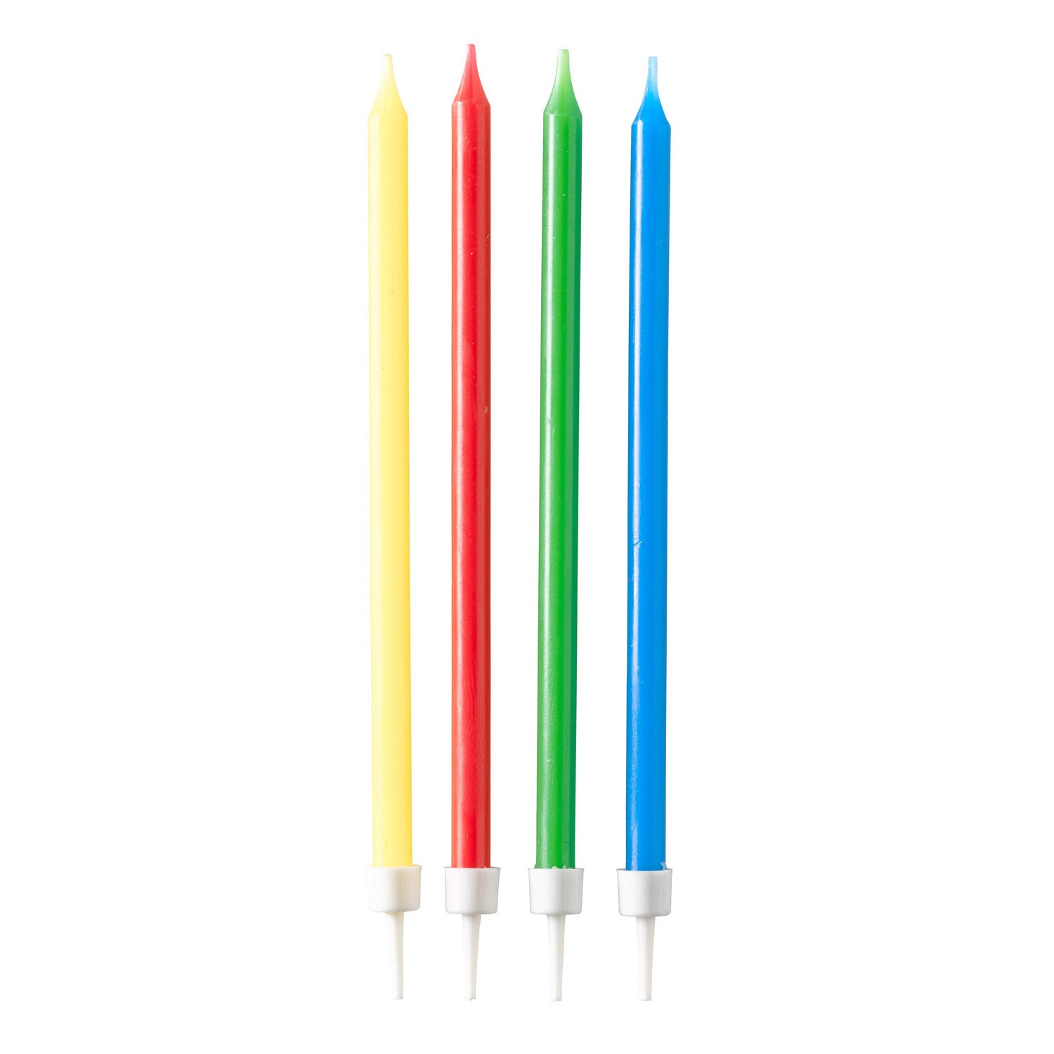Birth day candle 12 pcs colorful long 12 cm