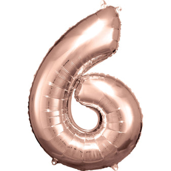 Copper Foiled Helium Balloon Figures 83 cm